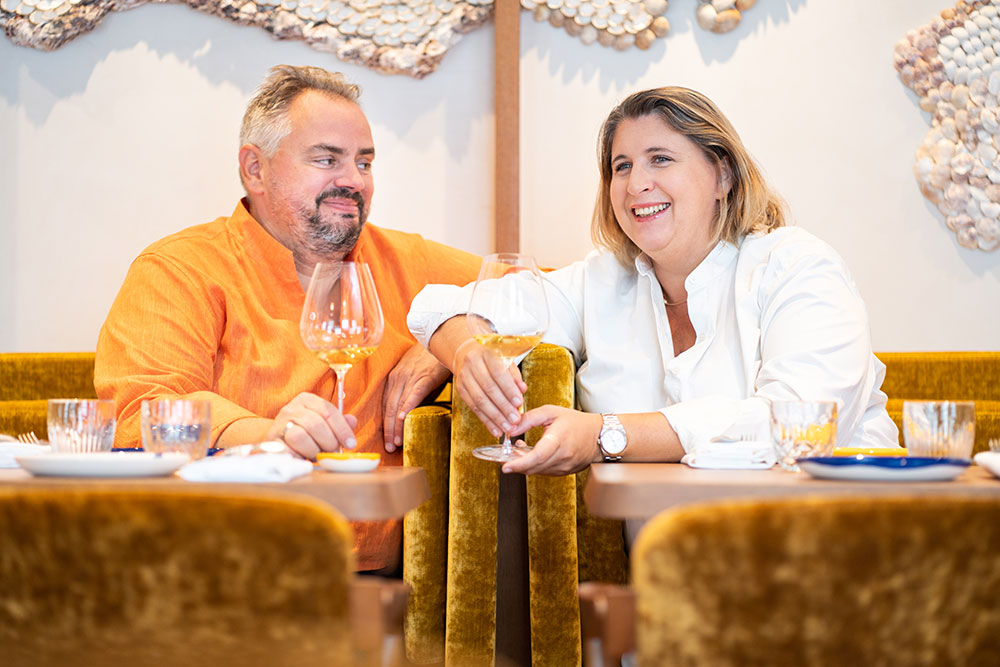 Stéphanie et David Le Quellec, Restaurant Vive Paris 17e © Antoine Marceau