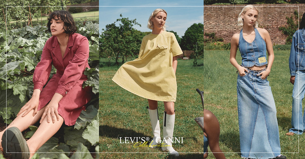La collaboration GANNI X LEVI’S - Le Design dans la mode