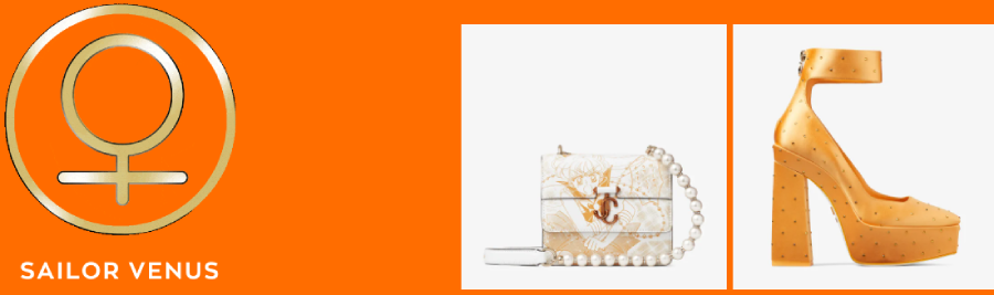 SAILOR VENUS Jimmy Choo x Sailor Moon : une collection lunaire