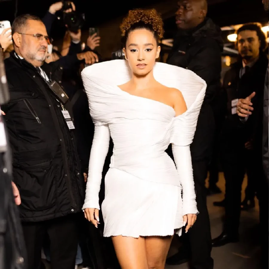 Olivier Rousteing, Léna Situations et la robe recyclée