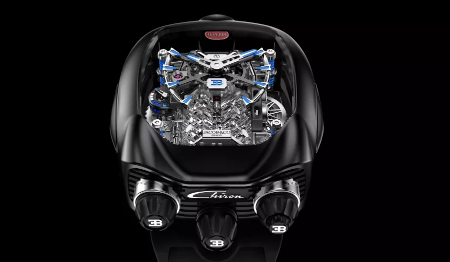 Jacob and Co & Bugatti pour “Bugatti Chiron Tourbillon”