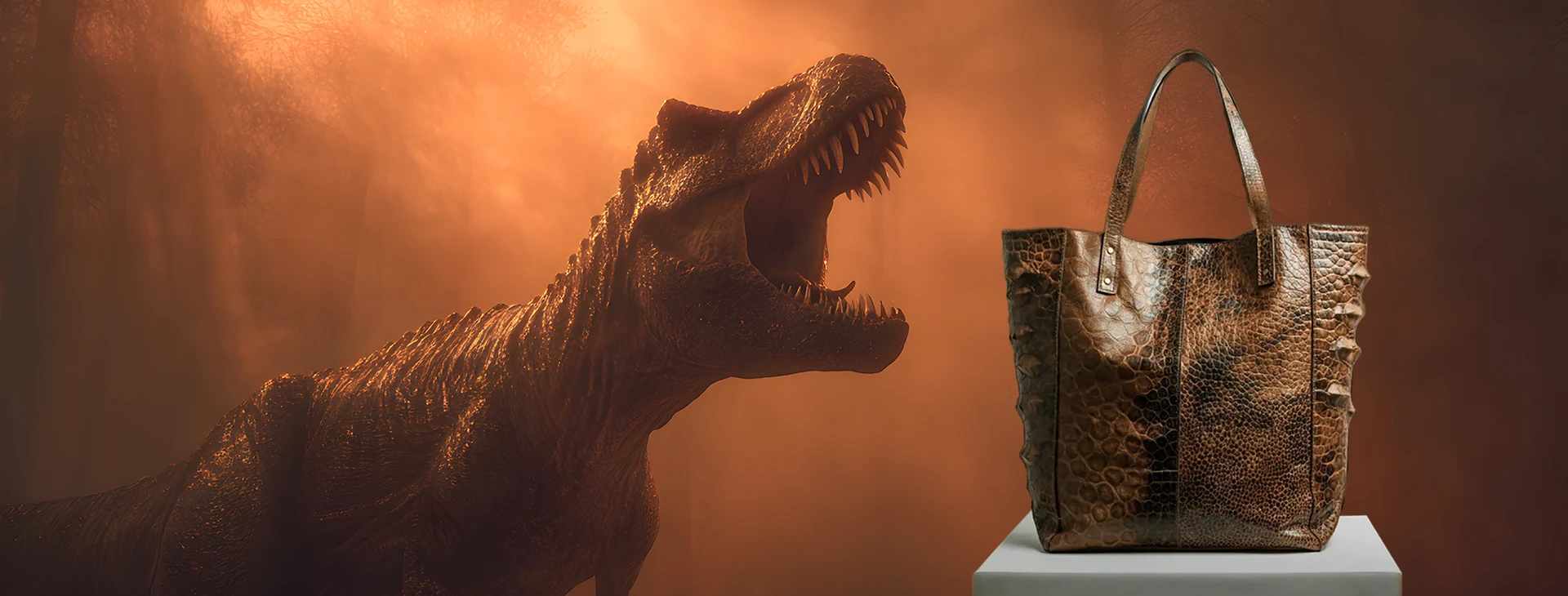 Quand le luxe ressuscite le Jurassique : le sac “dinosaure” 